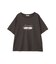 【適ON】箔プリントロゴTシャツ
