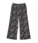 セルフカットプリーツ柄パンツ