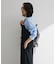 胸元バルーンワイドシルエットサロペット
