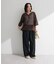 前後2wayコットンメッシュプルオーバー