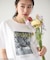 日比谷花壇コラボモノクロTEE