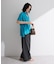 半袖シアースキッパーブラウス