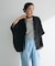 【WEB限定】開襟シアージャケット風シャツⅡ