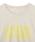 裾ラウンド機能ロゴTシャツ
