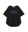 裾ラウンド機能ロゴTシャツ