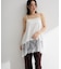裾レースイレヘムキャミ