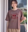 【適ON】汗染み防止ボックスロゴTシャツ