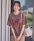 【適ON】汗染み防止ボックスロゴTシャツ