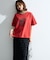 【適ON】汗染み防止ボックスロゴTシャツ