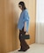 ピンタックフレアパンツ
