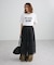 3Dレース巻きスカート