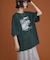 レースドッキングオーバーサイズロゴTシャツ