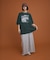 レースドッキングオーバーサイズロゴTシャツ