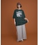 レースドッキングオーバーサイズロゴTシャツ