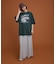 レースドッキングオーバーサイズロゴTシャツ