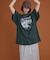 レースドッキングオーバーサイズロゴTシャツ
