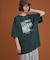レースドッキングオーバーサイズロゴTシャツ