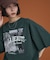 レースドッキングオーバーサイズロゴTシャツ