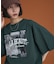 レースドッキングオーバーサイズロゴTシャツ