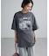 レースドッキングオーバーサイズロゴTシャツ