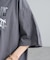 レースドッキングオーバーサイズロゴTシャツ