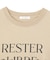 レースドッキングオーバーサイズロゴTシャツ