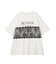 レースドッキングオーバーサイズロゴTシャツ