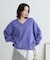 【WEB限定カラーあり】モールVネックニットプルオーバー