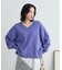 【WEB限定カラーあり】モールVネックニットプルオーバー