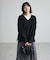 【WEB限定カラーあり】モールVネックニットプルオーバー