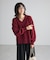 【WEB限定カラーあり】モールVネックニットプルオーバー