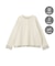 ここち配色リングドットカーディガン