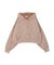 カットスエードショート丈パーカー