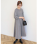【WEB限定】バイパチニットフレアワンピース