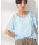 チュールフリンジシアーTシャツ