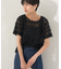チュールフリンジシアーTシャツ