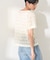 チュールフリンジシアーTシャツ