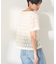 チュールフリンジシアーTシャツ