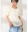 チュールフリンジシアーTシャツ