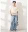チュールフリンジシアーTシャツ
