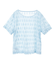 チュールフリンジシアーTシャツ