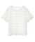 チュールフリンジシアーTシャツ