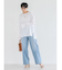 接触冷感キャンディースリーブサイドスリットブラウス
