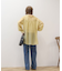 楊柳シアーバンドカラーシャツ