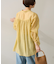 楊柳シアーバンドカラーシャツ