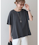 バックスリットTシャツ