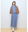 DISCUS 加工裏毛ナロースカート