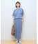 DISCUS 加工裏毛ナロースカート