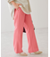 針抜きリブパンツ