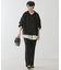 針抜きリブパンツ
